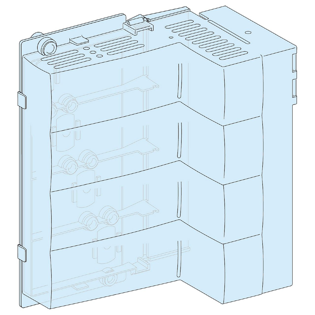 PrismaSeT G Active - Bloc alim. INV-INS 320-400 - vertical (vers Linergy BW)