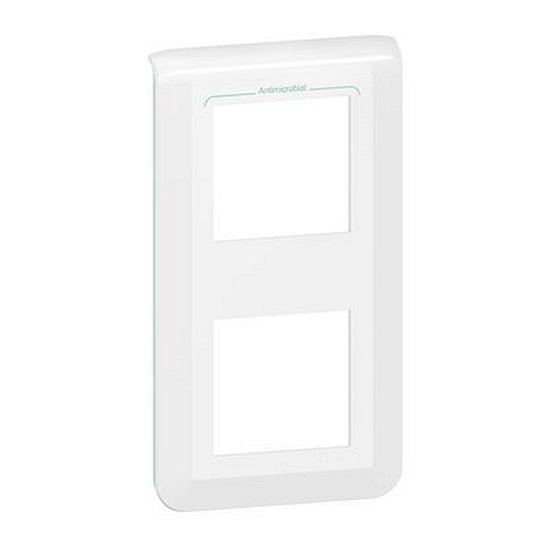 Plaque de finition verticale Mosaic pour 2x2 modules blanc antimicrobien