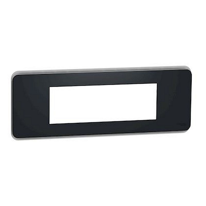 Unica Pro - plaque de finition - Anthracite - 6 modules