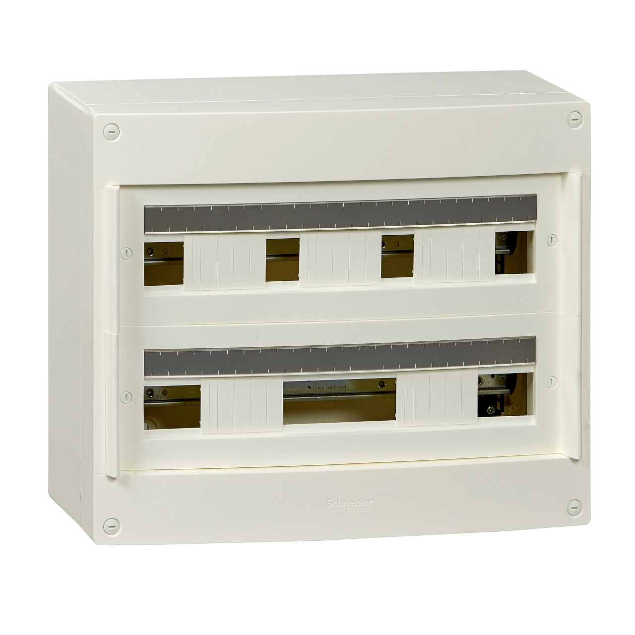 Pragma - coffret en saillie 2 rang.24 modules - 125A - sans porte - blanc