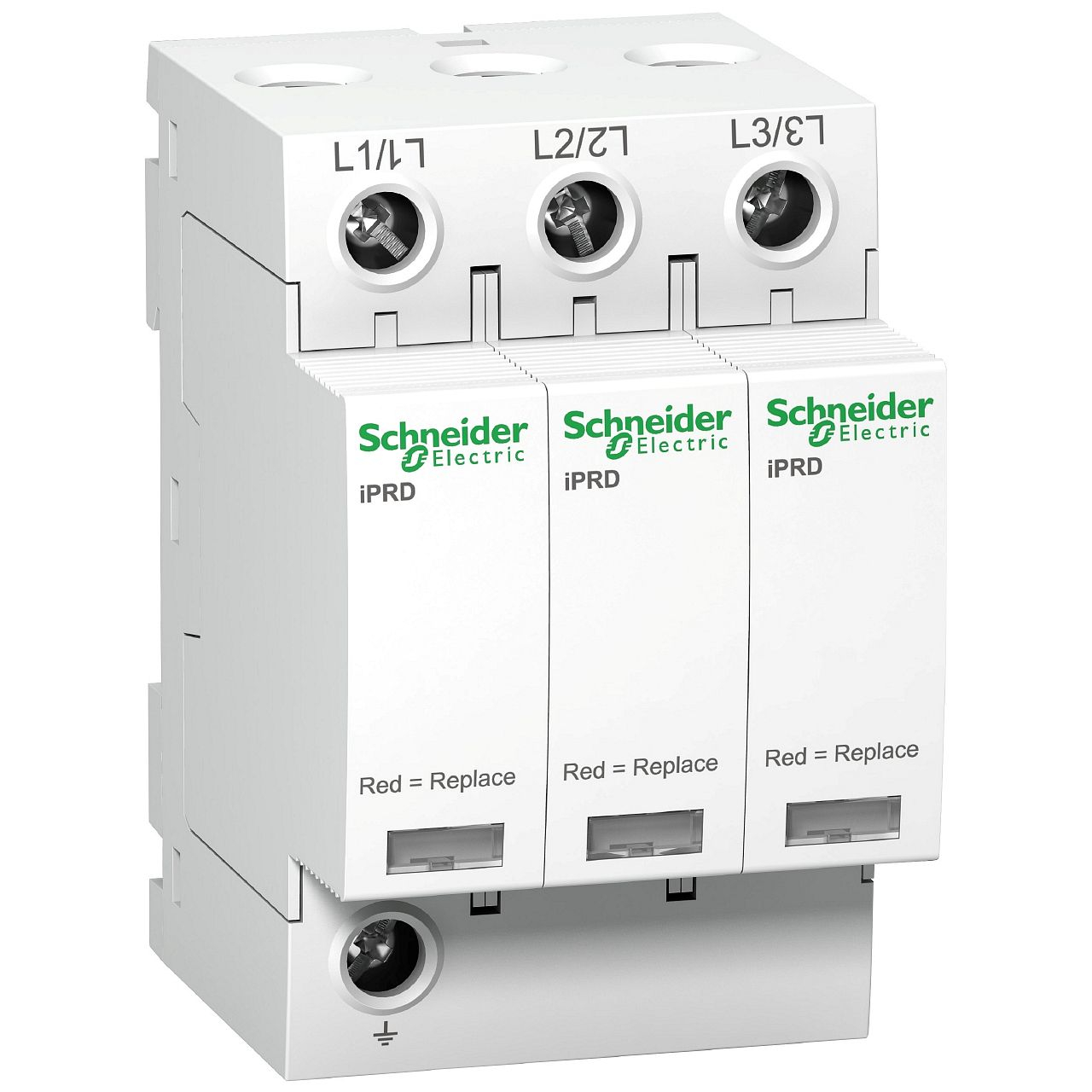 Acti9, iPRD 40r parafoudre 3P, 40kA 350V, avec report signalisation