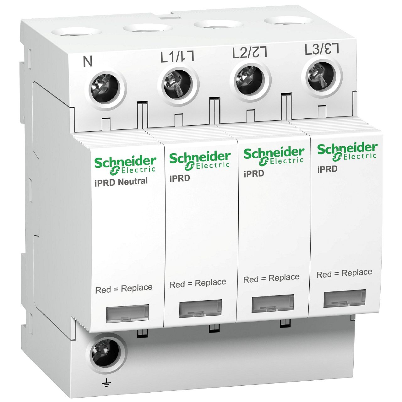 Acti9, iPRD 40r parafoudre 3PN, 40kA 350V, avec report signalisation