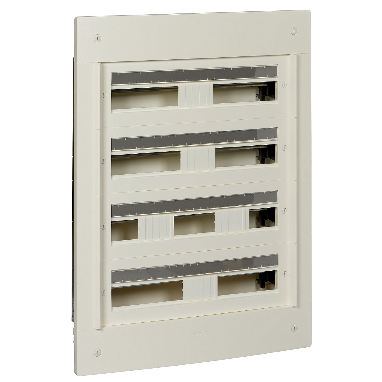 Pragma - coffret encastré 4 rangées 24 modules - 160A - sans porte - blanc