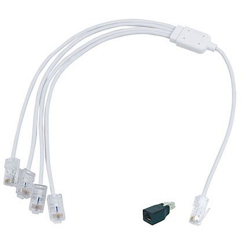 Cordon quadruple Téléphone/RJ45