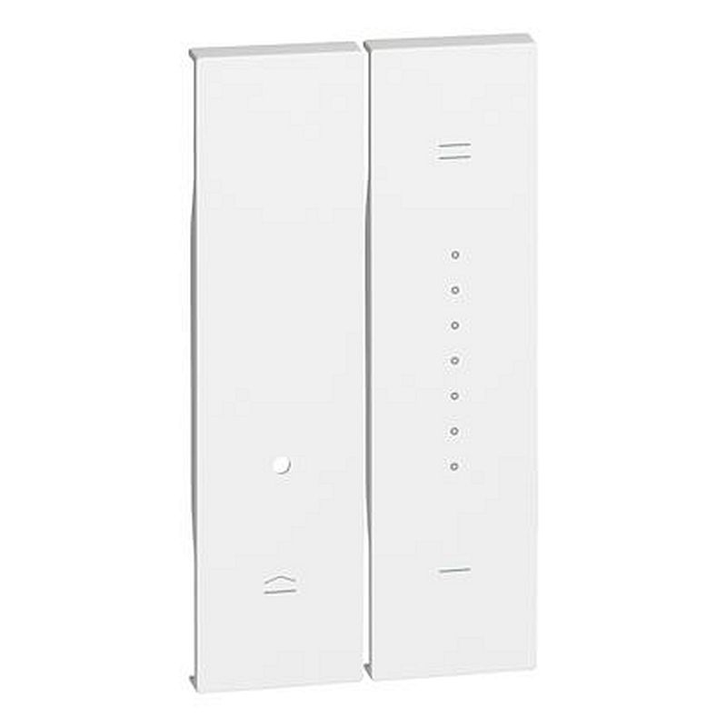 Enjoliveur Living Now pour variateur 2 modules - blanc