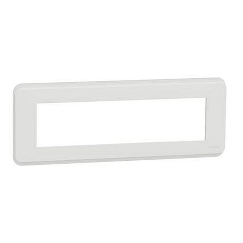 Unica Pro - plaque de finition - Blanc - 8 modules