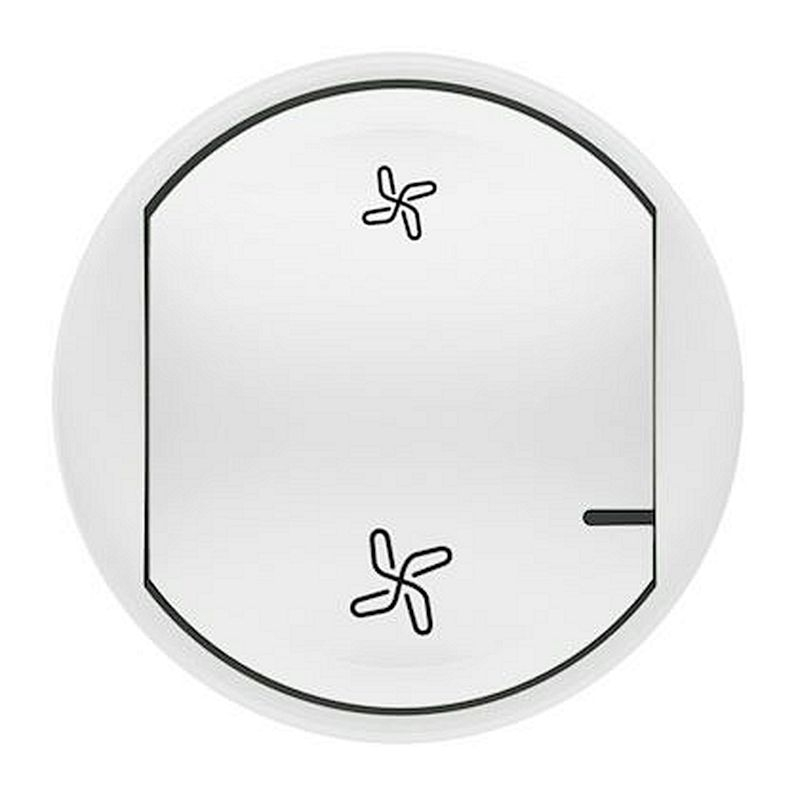 Enjoliveur Céliane with Netatmo pour commande sans fil pour VMC - blanc