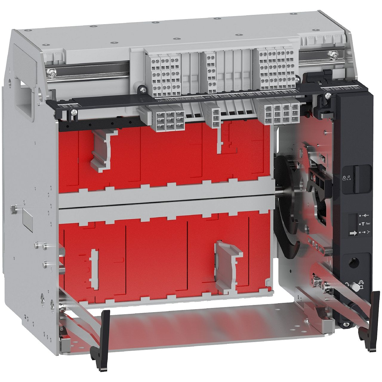 ComPacT NS - châssis - 4P - sans raccordement - débrochable - pour NS1600