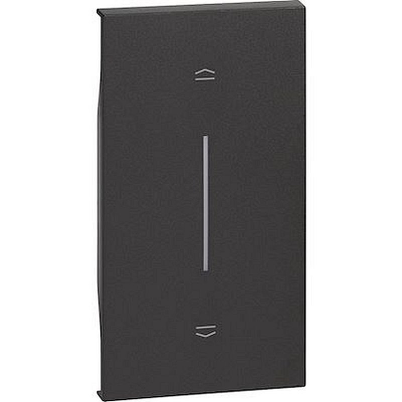 Enjoliveur Living Now pour poussoir de volets roulants 2 modules - noir