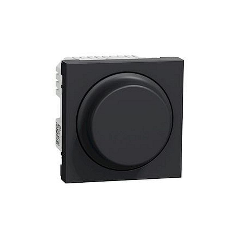 Wiser Unica - variateur rotatif - 2 fils - zigbee - anthracite - méca seul