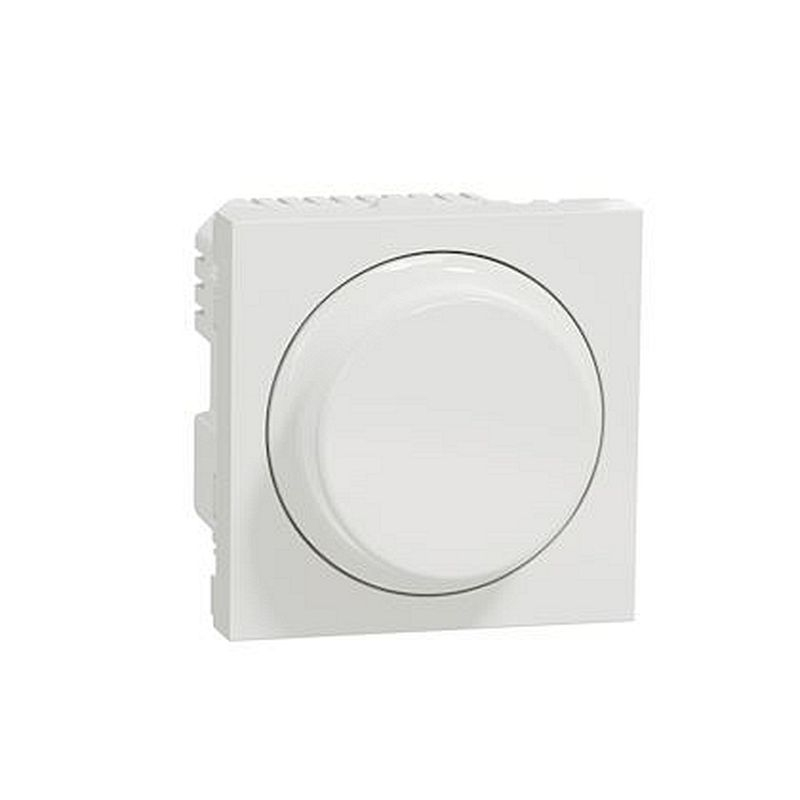 Wiser Unica - variateur rotatif - 2 fils - zigbee - blanc antimicrob - méca seul