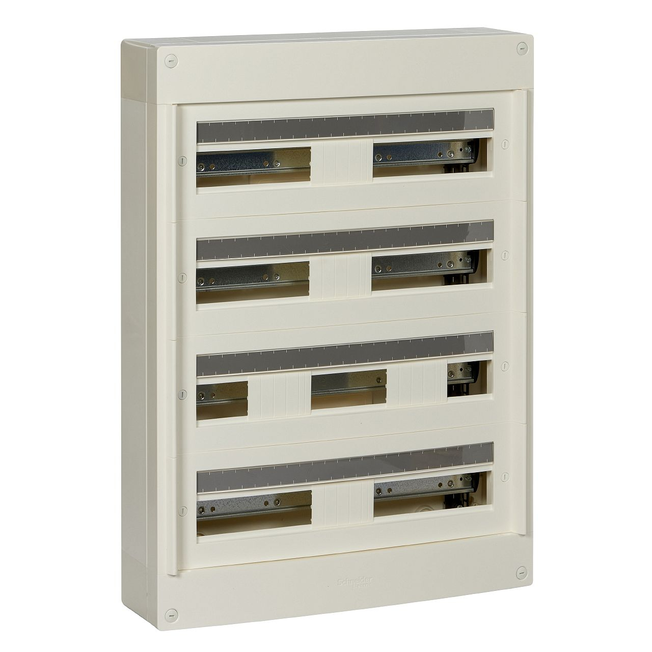 Pragma - coffret en saillie 4 rang.24 modules - 160A - sans porte - blanc