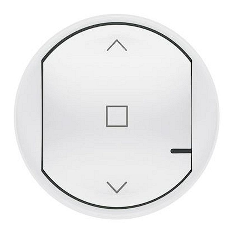 Enjoliveur Céliane with Netatmo interrupteur/commande volet roulant - blanc