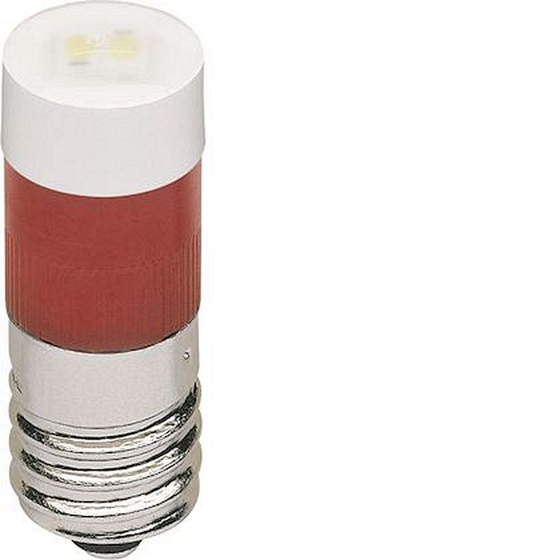 1930 Lampe E10 à Led rouge