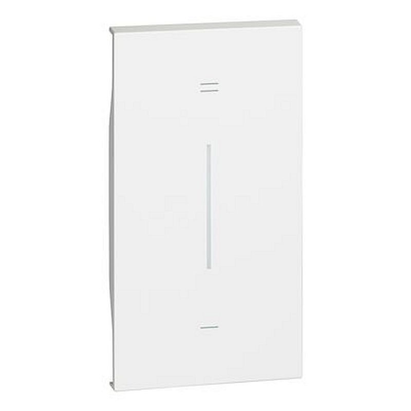 Enjoliveur Living Now avec marquage +/- MyHOME_Up 2 modules - blanc