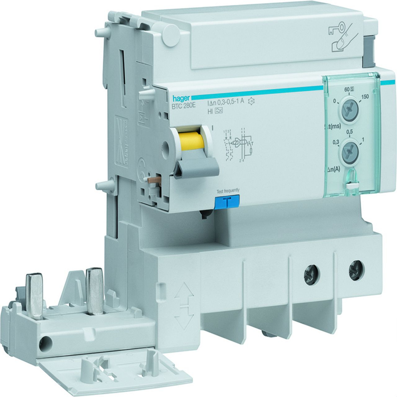 Bloc différentiel 2P 125A réglable type AC