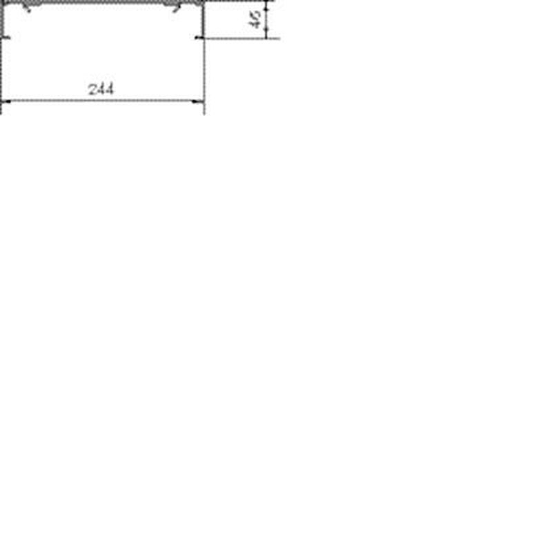 Couvercle pour goulotte sol, BKB25085