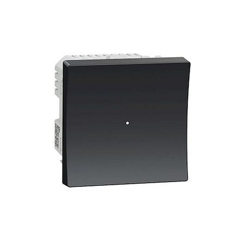 Wiser Unica - variateur poussoir - 2 fils - zigbee - anthracite - méca seul