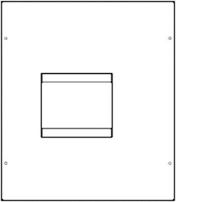 Kit d'équipement isolant pour BM sans dif h400-630 l250 h400 vertical