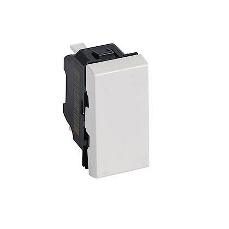 Poussoir inverseur 6A 250V~ Mosaic 1 module - blanc