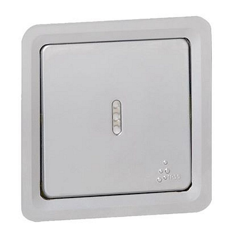 Poussoir inverseur témoin NO 6A 230V~ Soliroc IK10 IP55