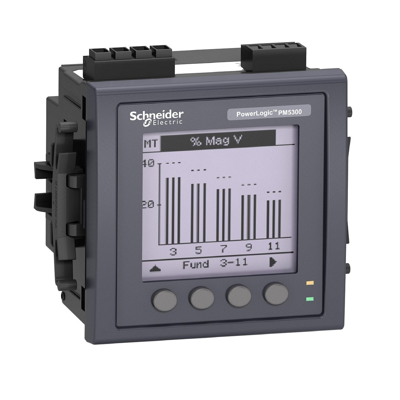 PowerLogic - centrale de mesure - PM5320 - Ethernet - mémoire - 2E/2S