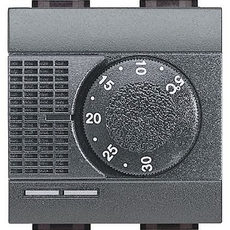 Thermostat électronique d'ambiance Livinglight - Anthracite