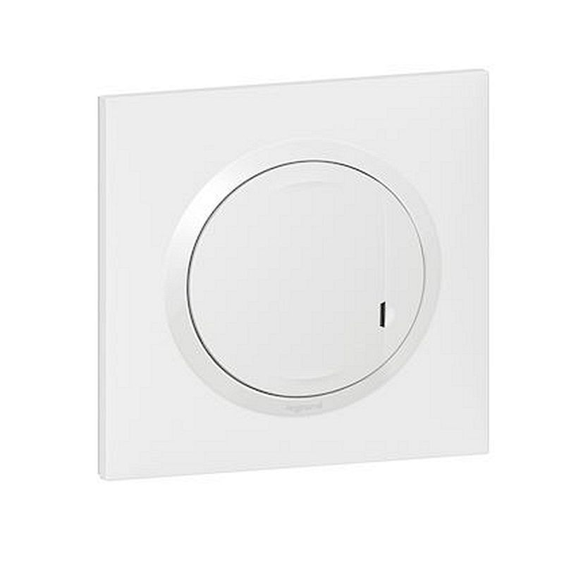 Interrupteur variateur connecté dooxie with Netatmo sans neutre 5W à 300W -blanc