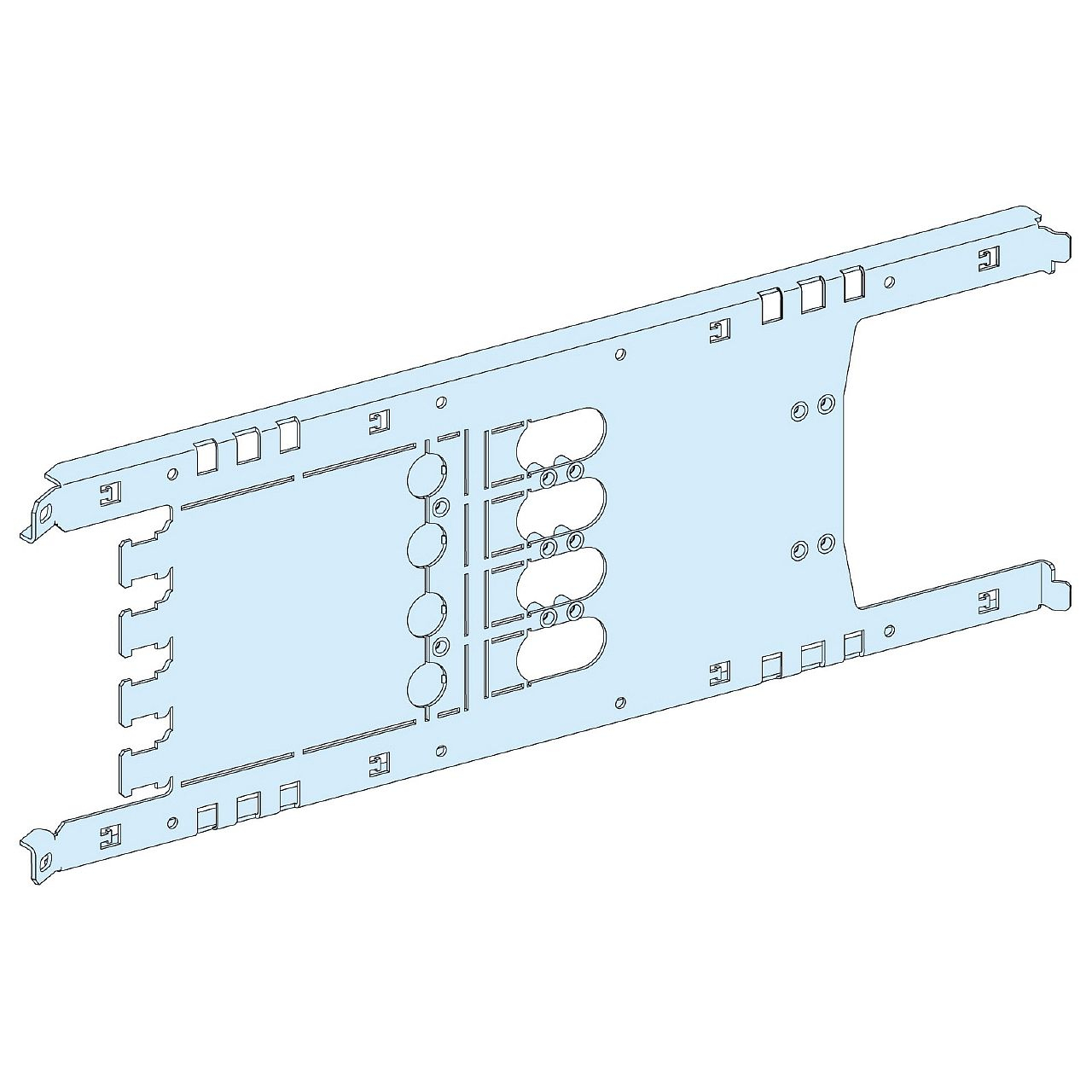 PrismaSeT P Active - Platine NSX100-250 - fixe - 4P horiz.-Cde rot. télécde-L650