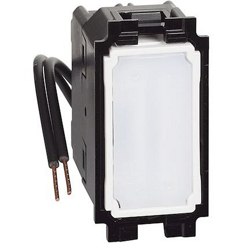 Permutateur lumineux ou témoin avec LED bleue 10A Living Now - 1 module