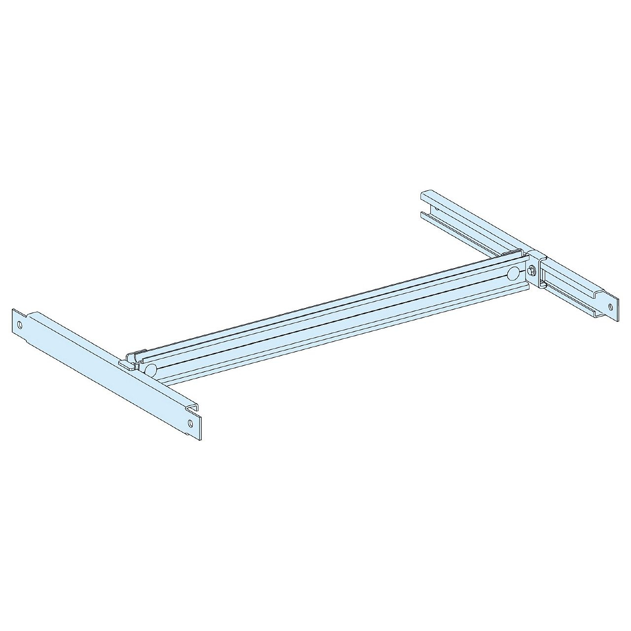 PrismaSeT P Active - Rail DIN réglable en profondeur - appareil modulaire - L650