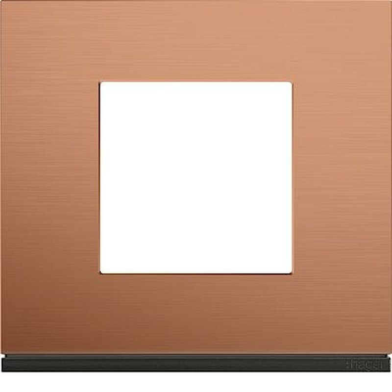 Plaque gallery 1 poste matiere copper alu