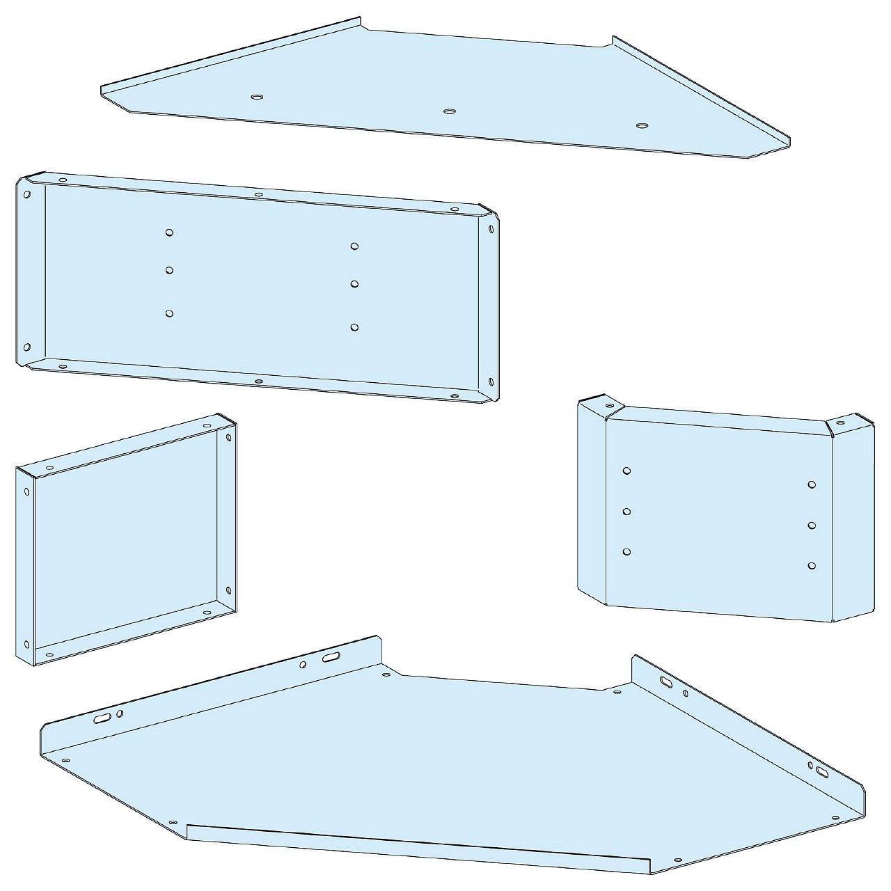 PrismaSeT P Active - Kit angle LGYE pour tableau installé à 90 deg. - IP30