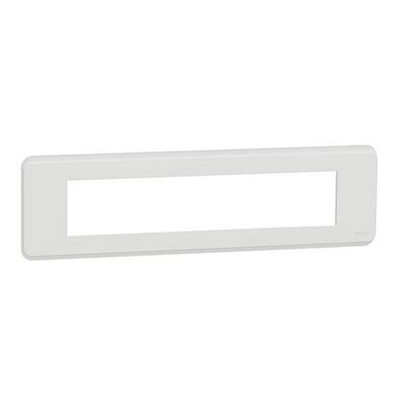 Unica Pro - plaque de finition - Blanc - 10 modules