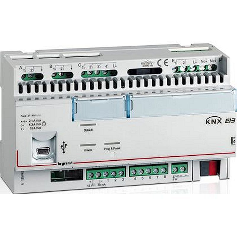 Contrôleur modulaire BUS/KNX - multi-applications - 8 entrées/sorties -8 modules