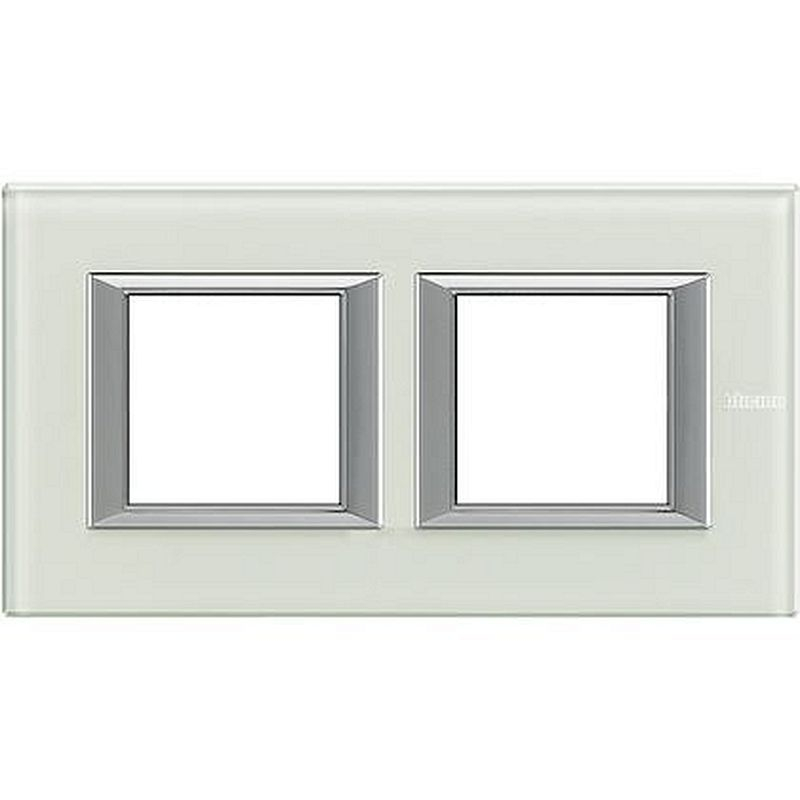 Plaque rectangulaire Axolute Verre 2+2 modules horizontal - Whice