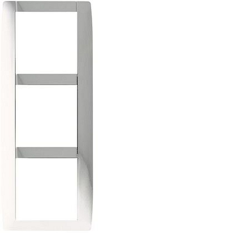 Kallysta classic plaque 3 postes verticale entraxe 71 métal coloris Miroir