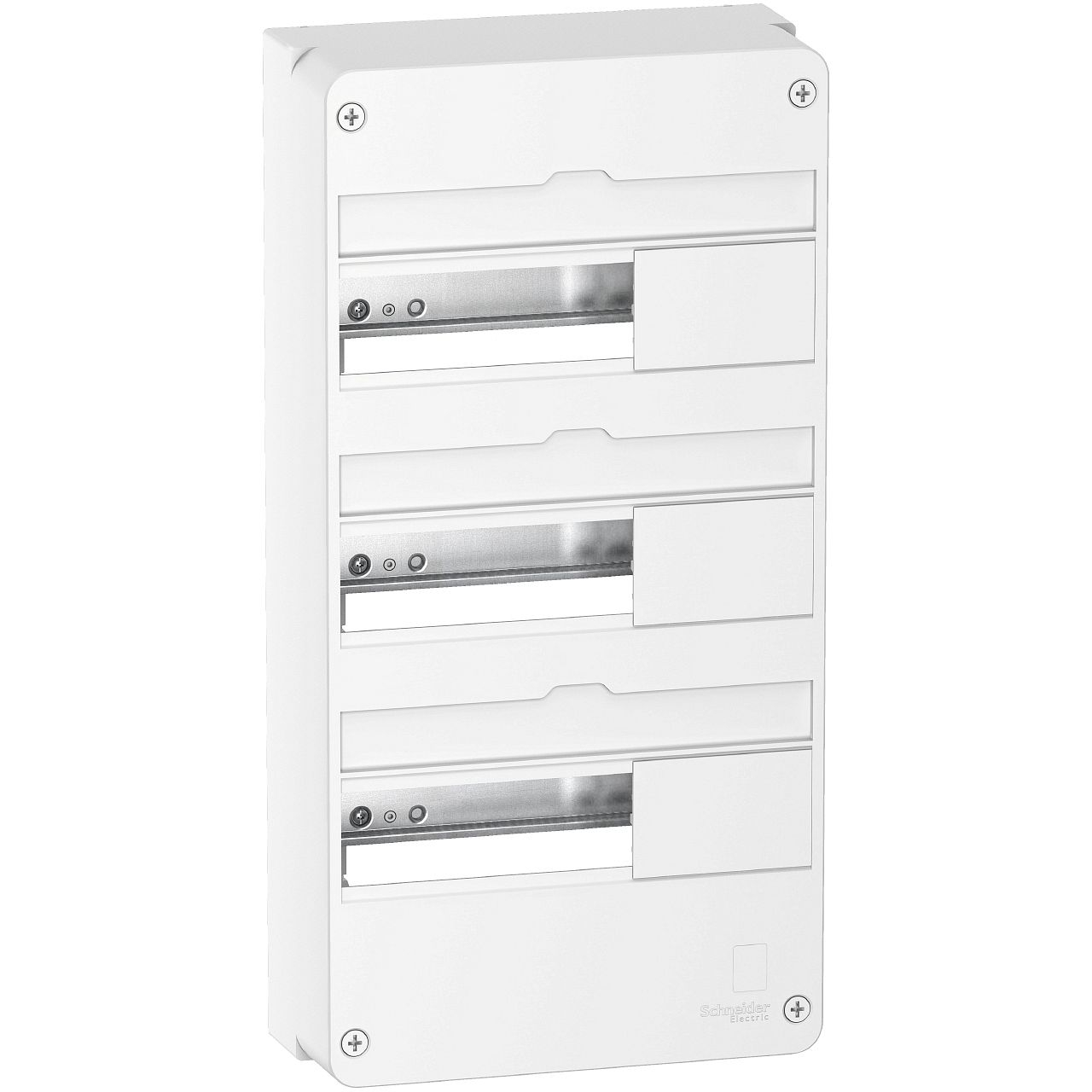 Resi9 - Coffret en saillie Blanc (RAL 9003)- 3 rangées de 13 modules