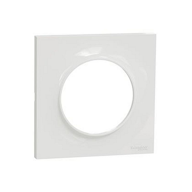 Odace Styl, lot de 100 plaques Blanc 1 poste