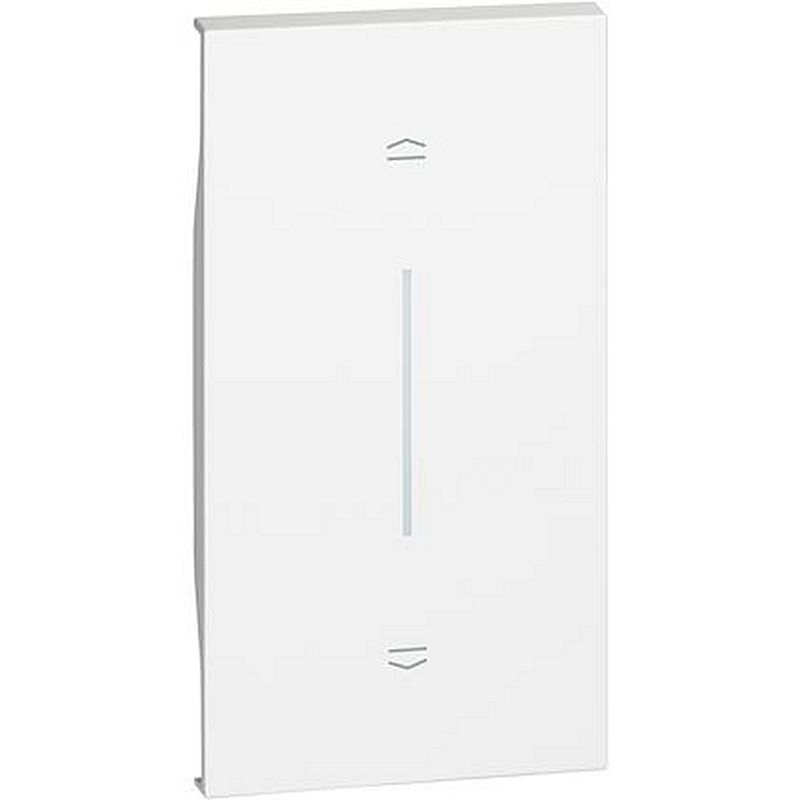 Enjoliveur Living Now pour poussoir de volets roulants 2 modules - blanc