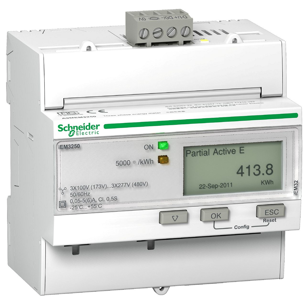 Acti9 iEM - compteur d'énergie tri - TI - Modbus